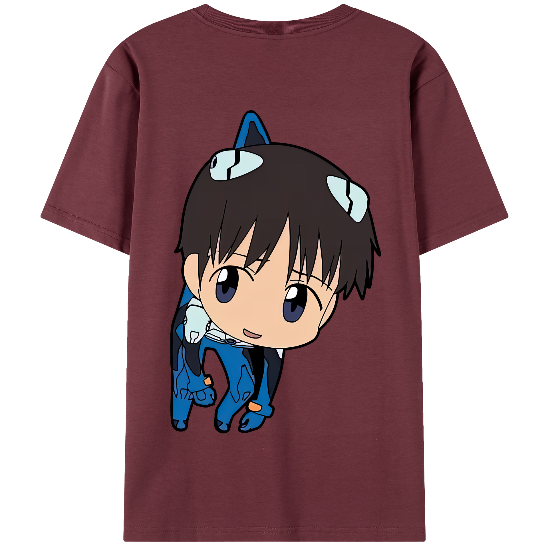 （画像用） EVA 新世紀エヴァンゲリオン 綿100％半袖Tシャツ（背面プリント）